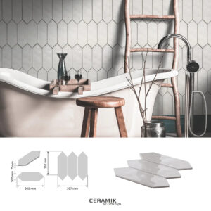 Ceramik Studio Mozaika Tristar Gray