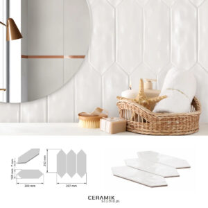 Ceramik Studio Mozaika Tristar Snow