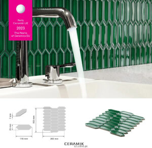 Ceramik Studio Mozaika Sorrento Emerald