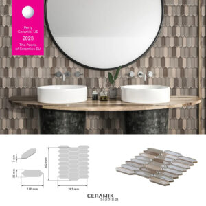 Ceramik Studio Mozaika Sorrento Taupe Blend