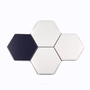 Ceramik Studio Mozaika Heksagon White&Black