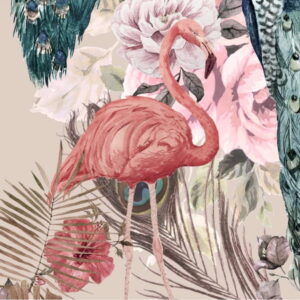 Mural gresowy 60x60 GLAMOUR-4 5/6 MAT (AD FLAMINGI)
