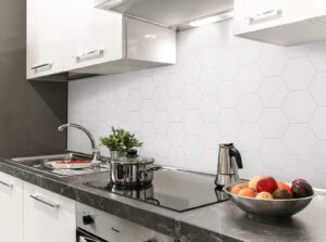 Ceramik Studio Mozaika Heksagon White Mat