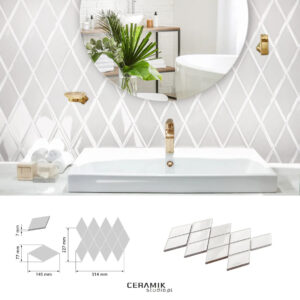 Ceramik Studio Mozaika Unique Snow