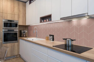 Ceramik Studio Mozaika Romb Pink Mat 2