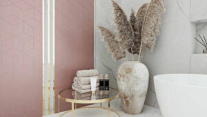 Ceramik Studio Mozaika Romb Pink Mat