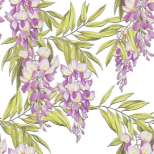 Mural gresowy 60x60 FLOWERS-3 WHITE STR