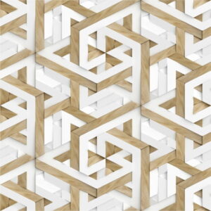 Mural gresowy 60x60 ILLUSION WHITE MAT