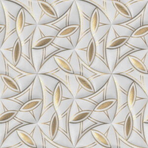 Mural gresowy 60x60 ILLUSION-2 GOLD MAT