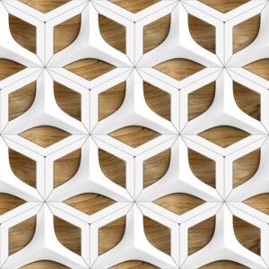 Mural gresowy 60x60 ILLUSION-5 WOOD MAT