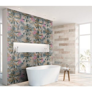 Mural gresowy 120x120 FLAMINGO 4-ELEM. MAT