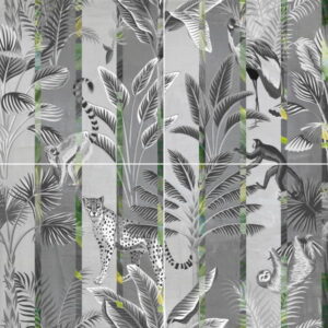 Mural gresowy 120x120 SAFARI 4-ELEM. MAT