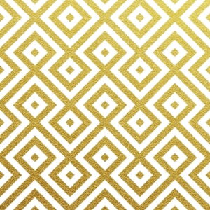 Mural gresowy 60x60 GOLD-1 WHITE MAT