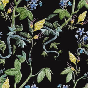 Mural gresowy 60x60 GARDEN BLACK-2 STR-S