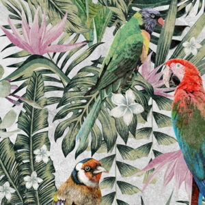 Mural gresowy 60x60 PRESTIGE JUNGLE-2 LIGHT 3/6 MAT