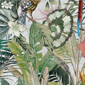 Mural gresowy 60x60 PRESTIGE JUNGLE-2 LIGHT 5/6 MAT