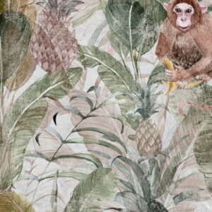 Mural gresowy 60x60 EXOTIC BEIGE MONKEY 3/4 MAT