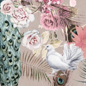 Mural gresowy 60x60 GLAMOUR-5 6/6 (CZAPLE) MAT