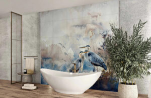 Ceramik Studio Obraz Wielkoformatowy płytka gres HIRO BLUE 300×300