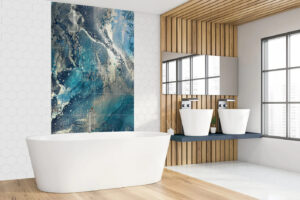 Ceramik Studio Obraz Wielkoformatowy płytka gres OCEAN BLUE 240×120