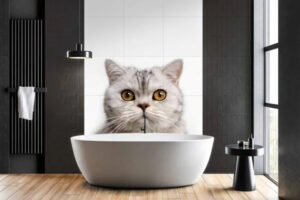 Ceramik Studio Obraz Wielkoformatowy płytka gres Kot 120×180