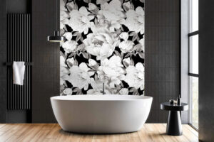 Ceramik Studio Obraz Wielkoformatowy płytka ceramiczna obraz Rose Black 120×120