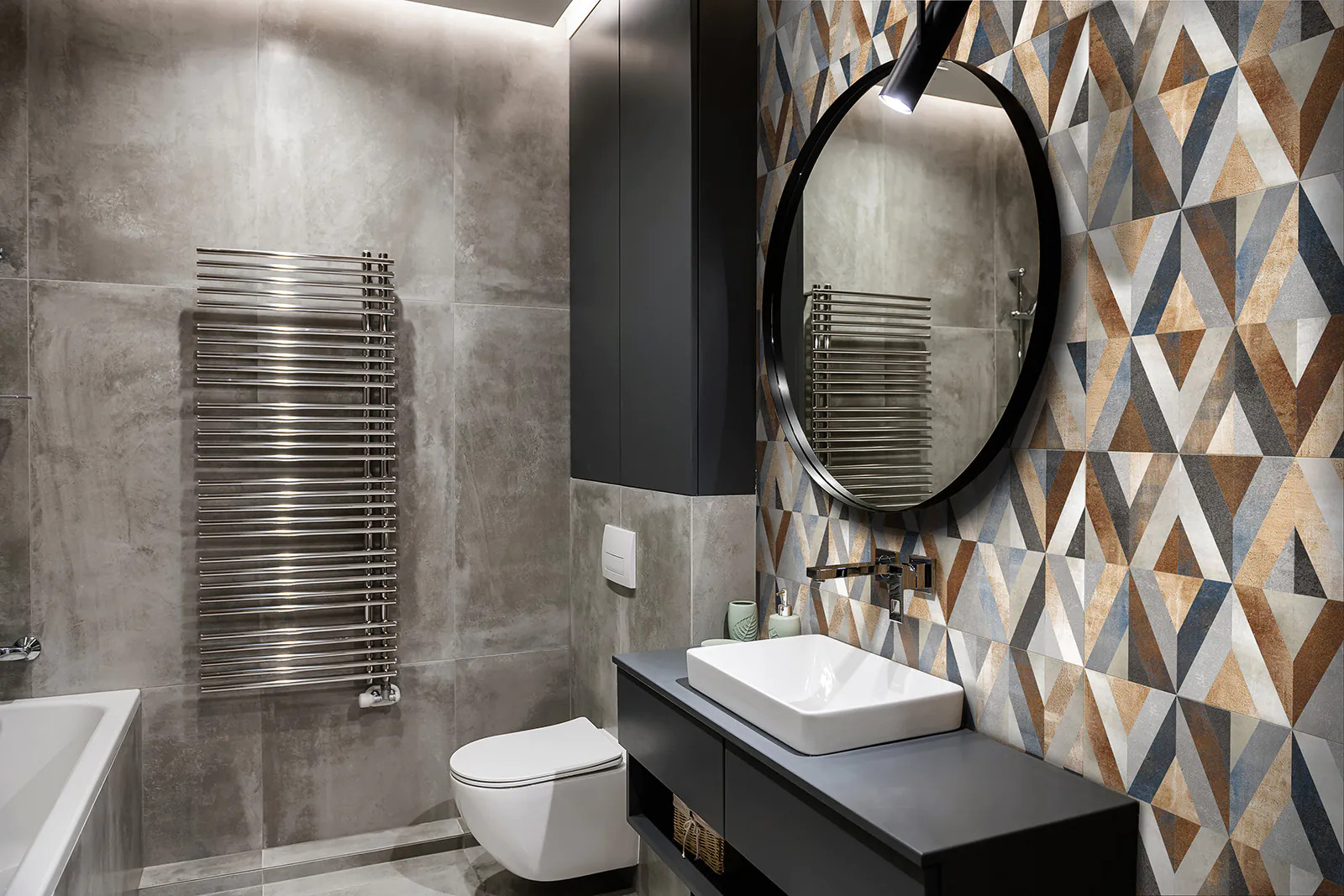 Ceramik Studio Obraz Wielkoformatowy płytka ceramiczna Romb Arte 120×120 - obrazek 2