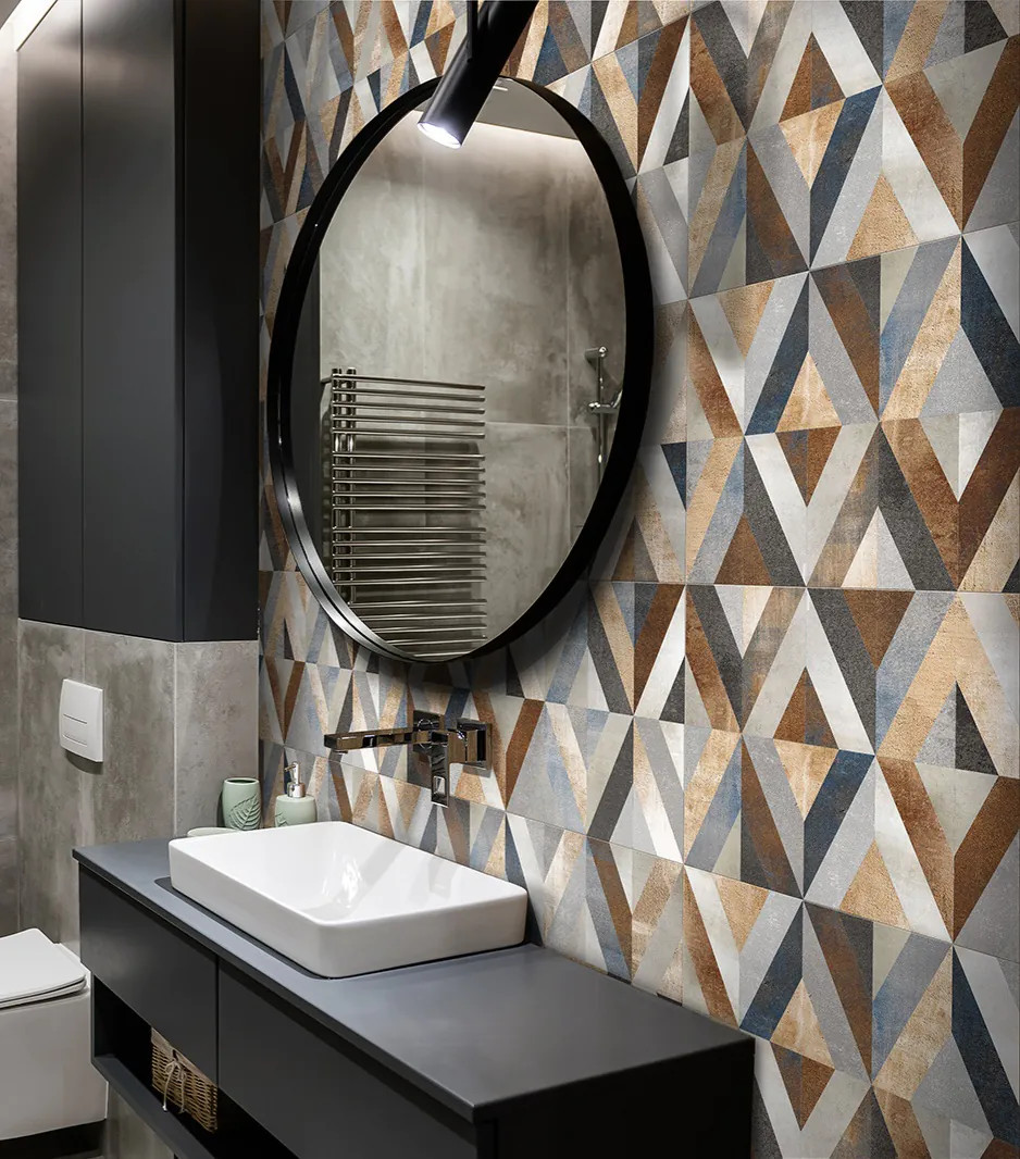 Ceramik Studio Obraz Wielkoformatowy płytka ceramiczna Romb Arte 120×120