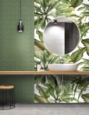 Ceramik Studio Obraz Wielkoformatowy płytka ceramiczna Dominikana Green 120×120