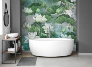 Ceramik Studio Obraz Wielkoformatowy Ceramiczny Nenufary A 240×120