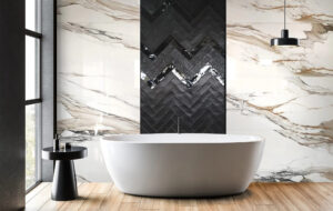 Ceramik Studio płytka ceramiczne Cegiełka Black Moon 7,4 cm x 29,9 cm