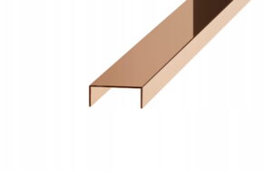 Listwa dekoracyjna rektyfikowana, Miedziany połysk 30mm x 2700mm