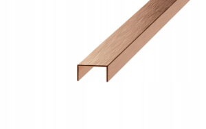 Listwa dekoracyjna rektyfikowana, EXCLUSIVE, Miedziany szczotkowany 20mm x 2700mm