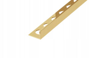 Listwa wykończeniowa stalowa typu "L" Złoty połysk 12,5mm x 2700mm