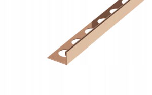 Listwa wykończeniowa stalowa typu "L" Miedziany połysk 12,5mm  x  2700mm