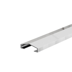 Listwa dekoracyjna ścienna "A" Lamele, Srebrny połysk 20mm x 2700mm