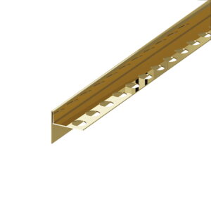 Listwa spadkowa krawędziowa, Lewa złoty połysk 120cm