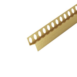 Listwa spadkowa przyścienna, Prawa złota szczotkowana 180cm