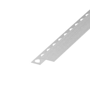 Listwa brodzikowa czołowa, Srebrna szczotkowana 150cm