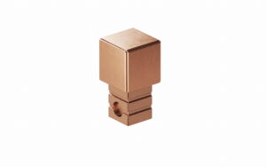 Narożnik wykończeniowy do listwy "P" Miedziany szczotkowany 10mm x 10mm