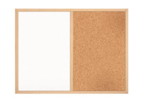 Tablica korkowo-magnetyczna w ramie drewnianej 40cm x 60cm