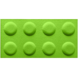 Panel filcowy BRICKS Zielony 30cm x 60cm
