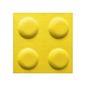 Panel filcowy BRICKS Żółty 30cm x 30cm