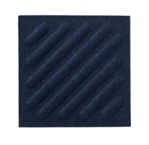 Panel filcowy SQUARE STRIPES 3D granatowy 30cm x 30cm