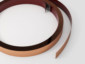 Płaskownik elastyczny samoprzylepny, Miedziany połysk 20mm x 6000mm XXL