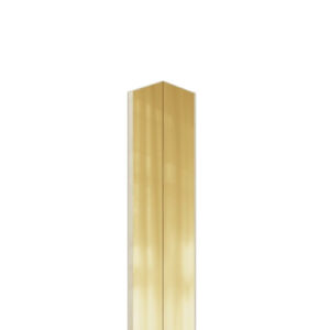 Kątownik wykończeniowy wewnętrzny, złoty połysk 20mm x 20mm x 2700mm