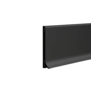 Listwa przypodłogowa aluminiowa, czarna matowa 60mm x 2500mm