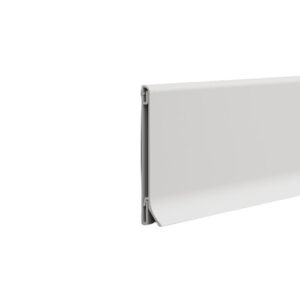 Listwa przypodłogowa aluminiowa, biała stone 60mm x 2500mm