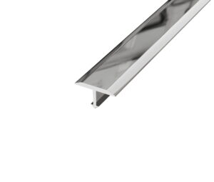 Listwa podłogowa mosiężna "T", chromowana 14mm x 900mm
