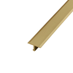 Listwa podłogowa maskująca mosiężna "T" szczotkowana 14mm x 2700mm